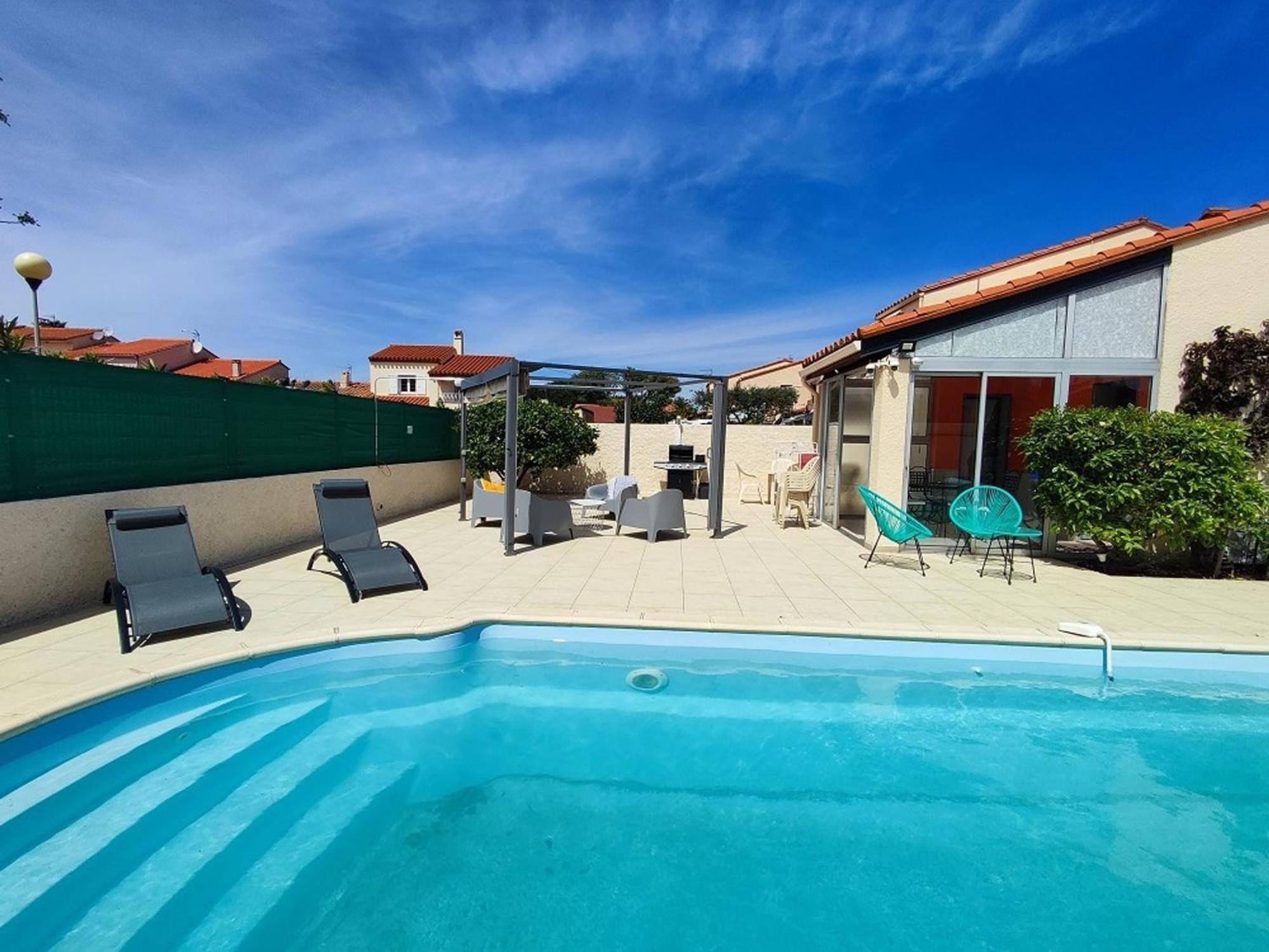 Pavillon 6 Pers A Argeles-Sur-Mer: Piscine, Clim, Parking, Wifi, Proche Plage - Fr-1-776-5 Экстерьер фото
